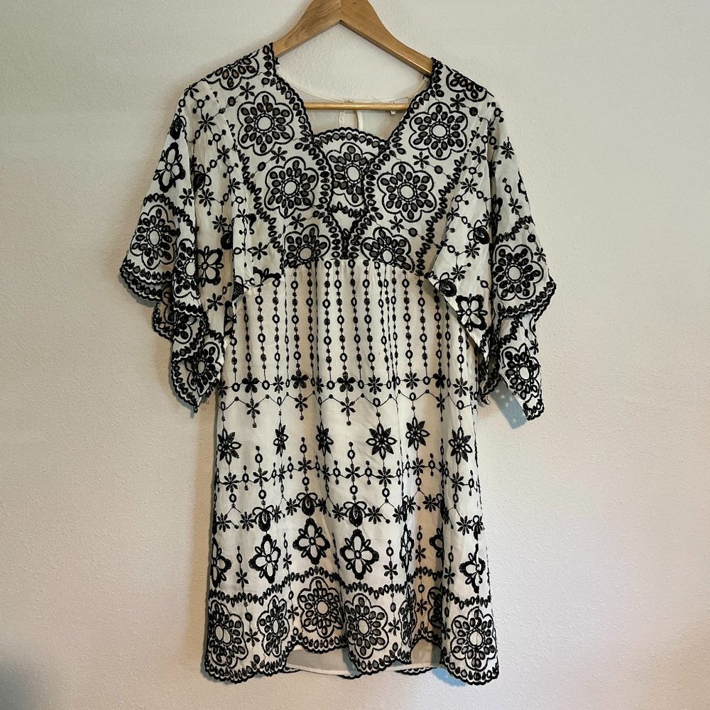 Parker Beth Eyelet Embroidered Dress